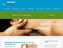 Tablet Screenshot of massagekampen.nl